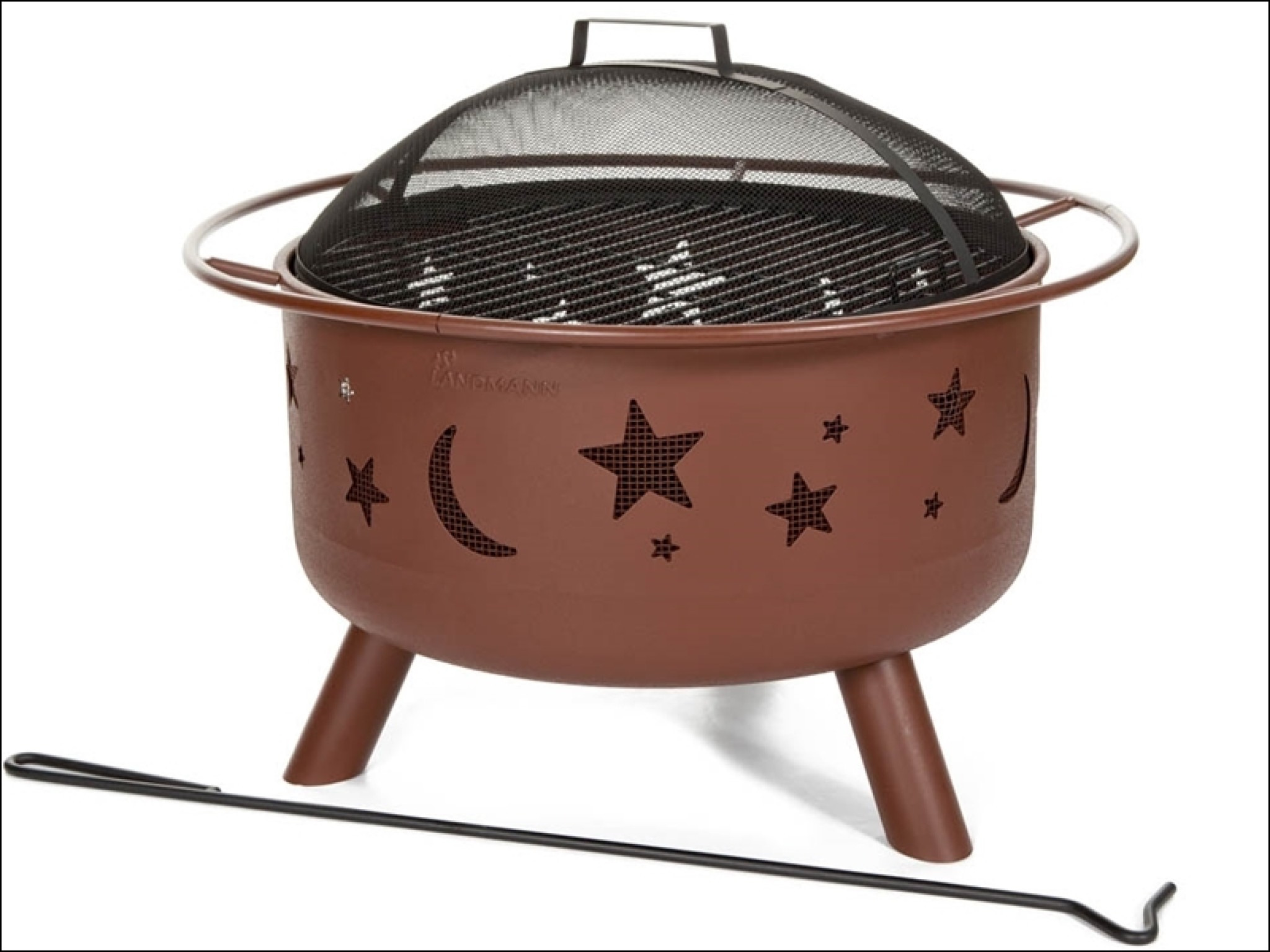 Landman 28335 Big Fire Moon Stars Firepit P